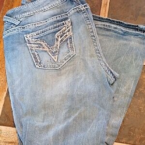 Vigoss Light Blue Boot Cut Jeans for Women